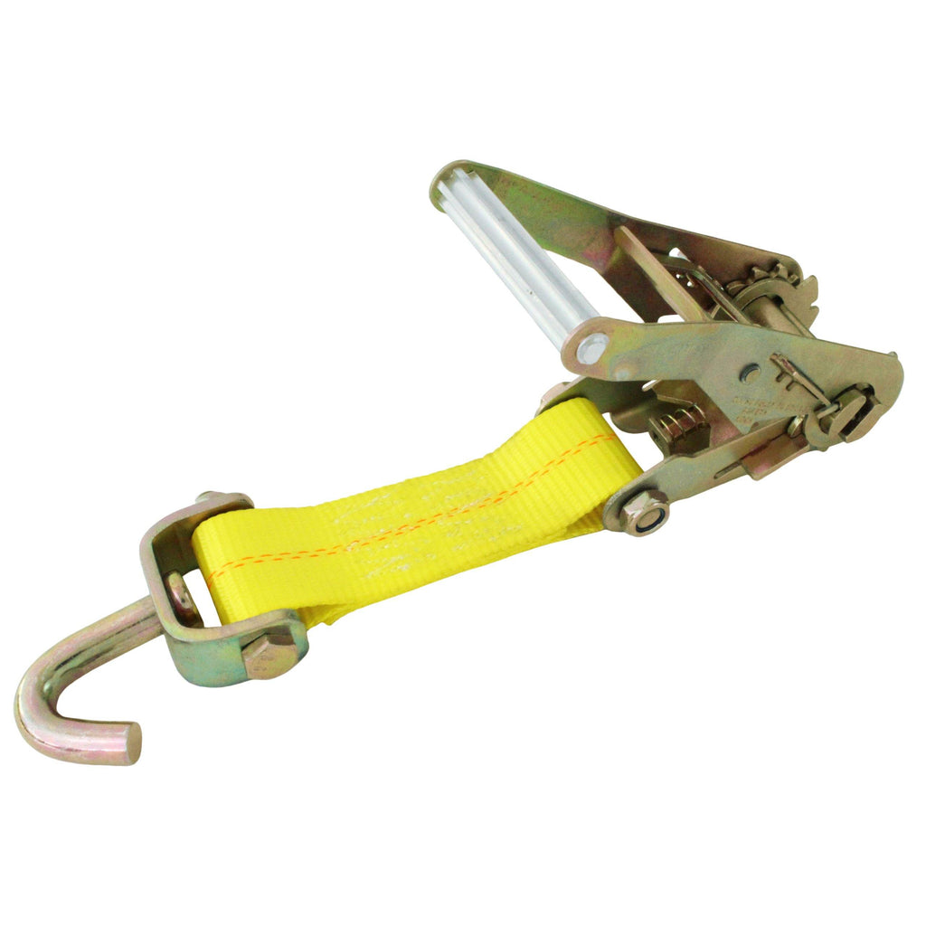 Basket-Style Tire Holder with Swivel J Hooks and Ratchet Extension - Boxer Tools