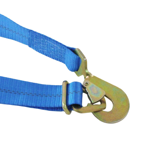 Car Tie Back with Twist Snap Hook and Adjustable Axle Strap - Boxer Tools