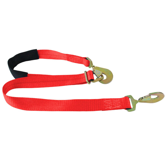 Car Tie Back with Twist Snap Hook and Adjustable Axle Strap - Boxer Tools