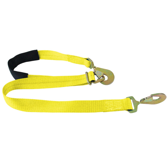 Car Tie Back with Twist Snap Hook and Adjustable Axle Strap - Boxer Tools